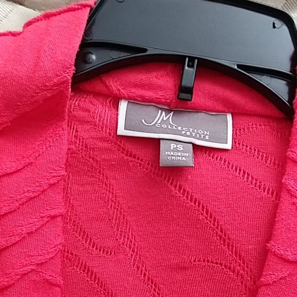 JM Collection Open Cardigan - Picture 3 of 5